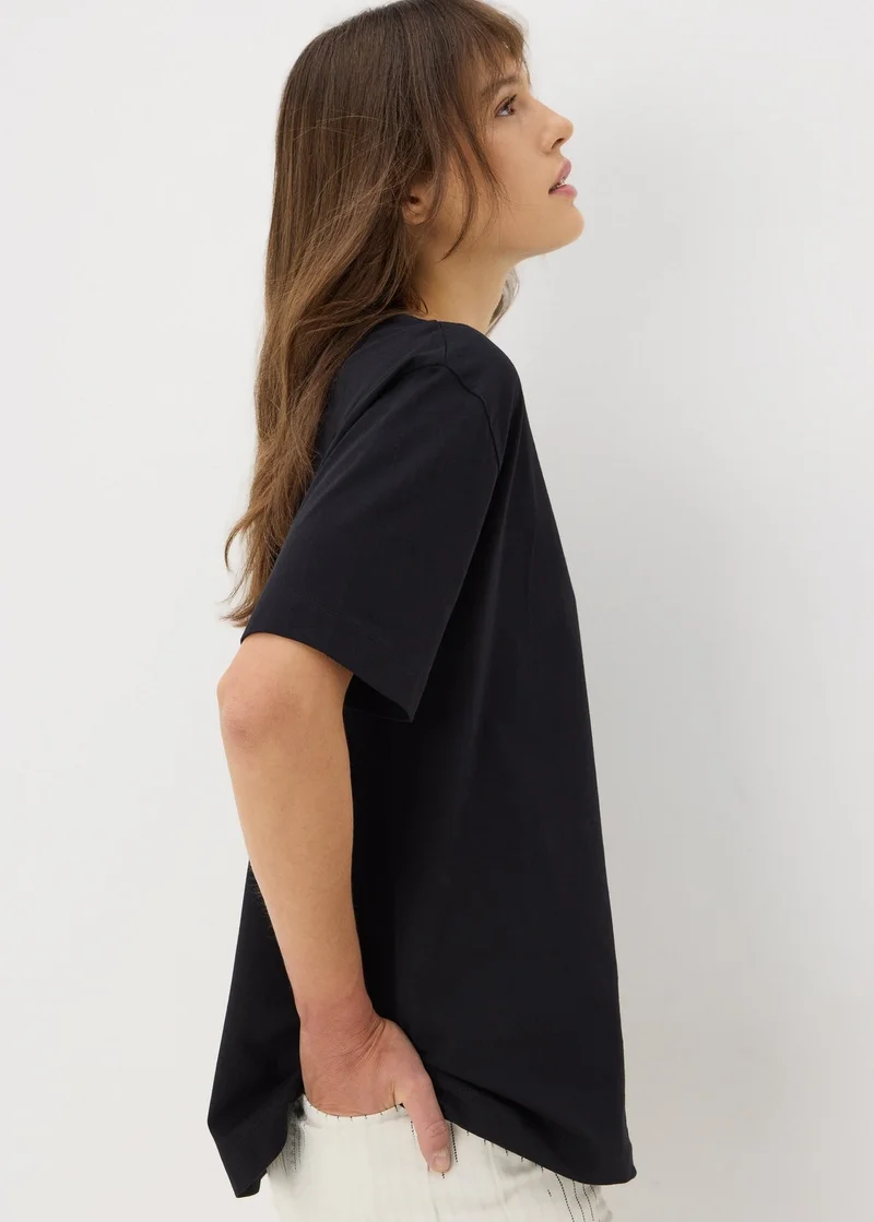 Matalan Black Oversized T-Shirt
